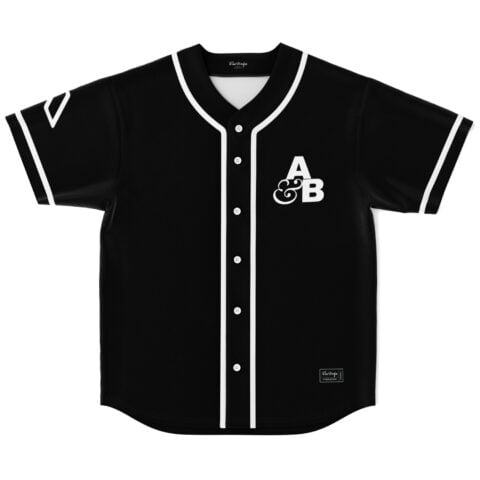 Anjunabeats Black Minimal Record Rave Baseball Jersey